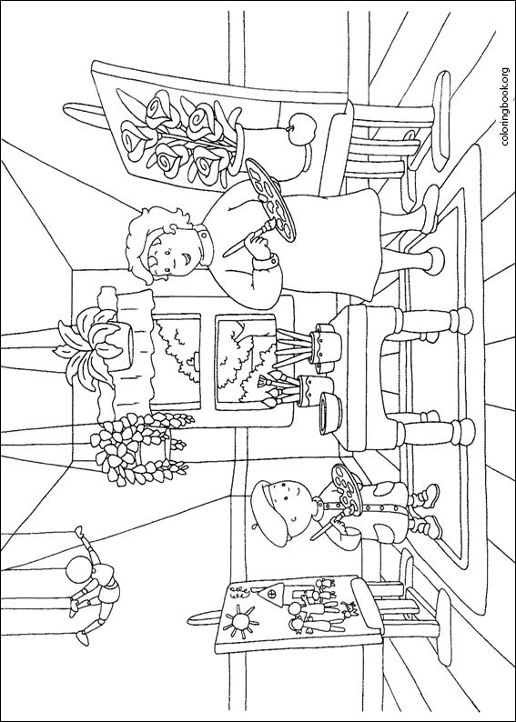 Caillou coloring page (042)