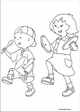 Caillou coloring pages