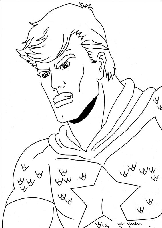 Captain America coloring page (018)