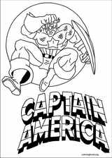 Captain America coloring page (022)
