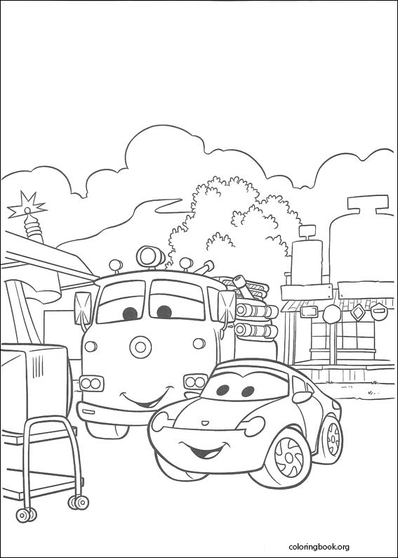Cars coloring page (021)