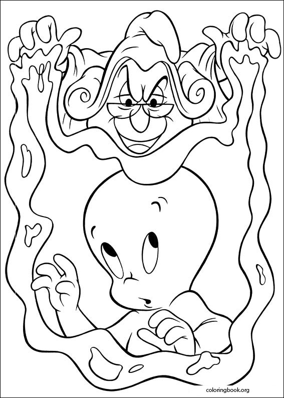 Casper coloring page (008)