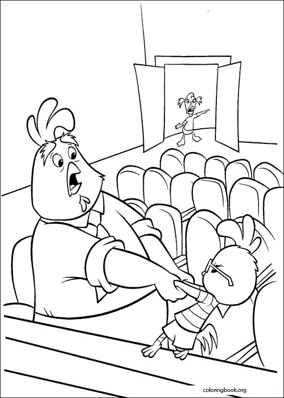 Chicken Little coloring page (004)