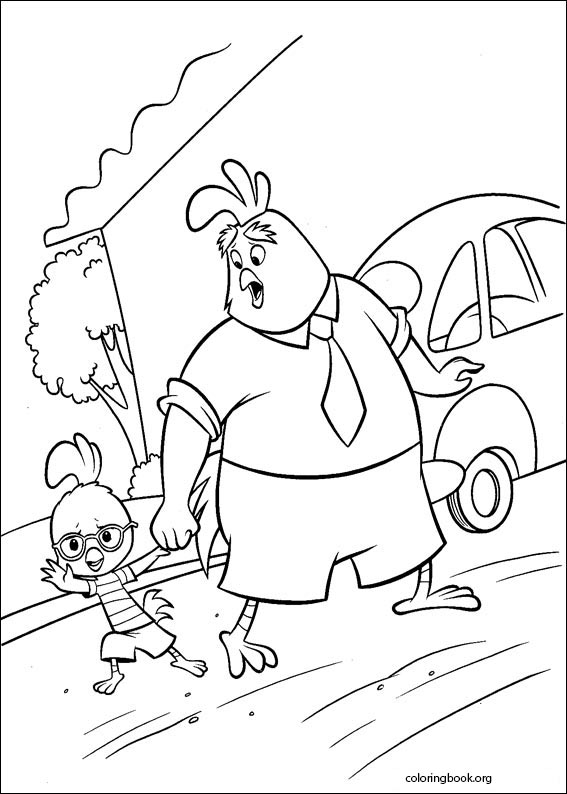 Chicken Little coloring page (006)