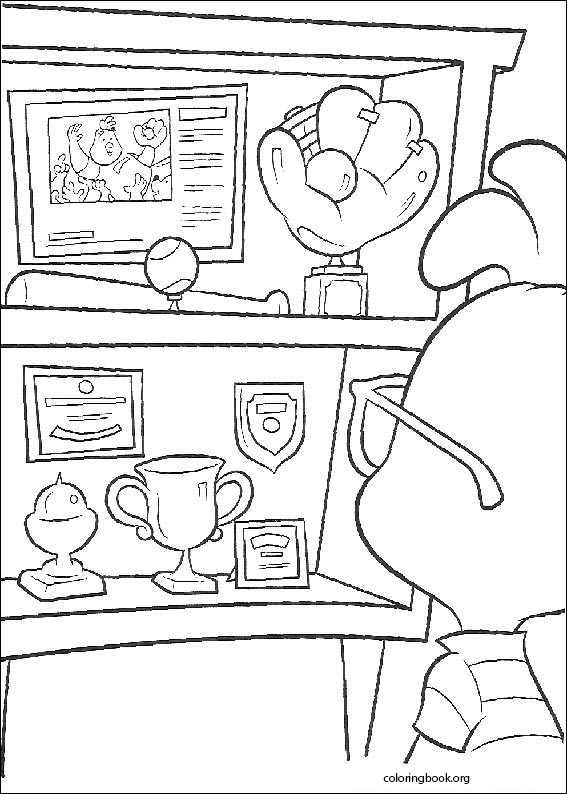 Chicken Little coloring page (072)