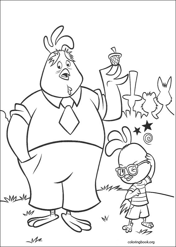 Chicken Little coloring page (084)