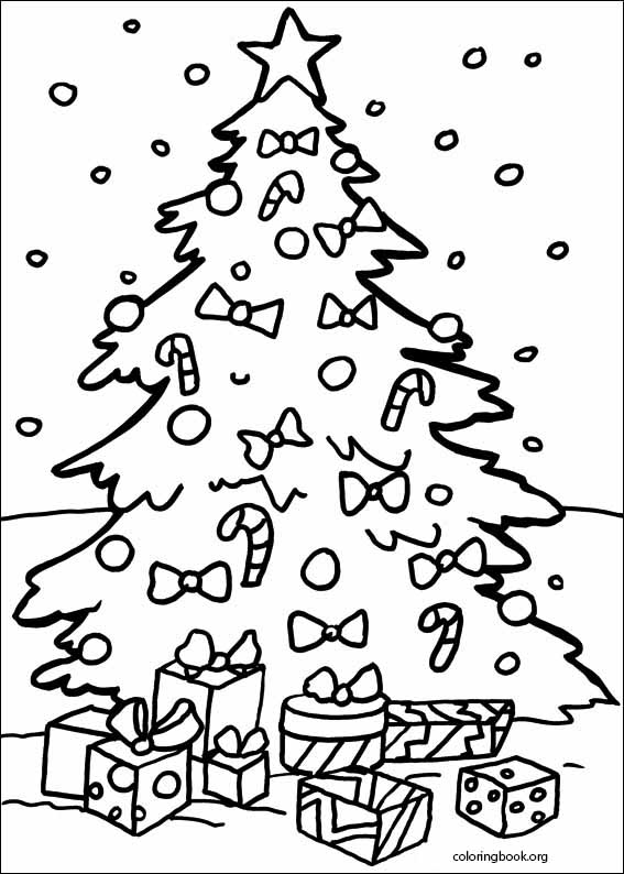 Christmas coloring page (002)