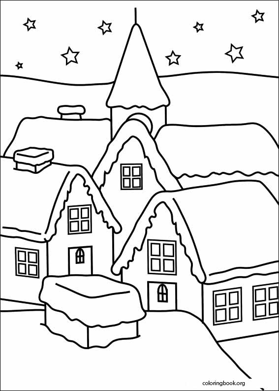 Christmas coloring page (005)