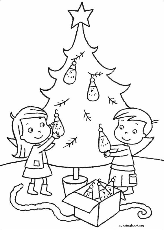 Christmas coloring page (032)