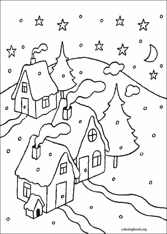 Christmas coloring page (043)