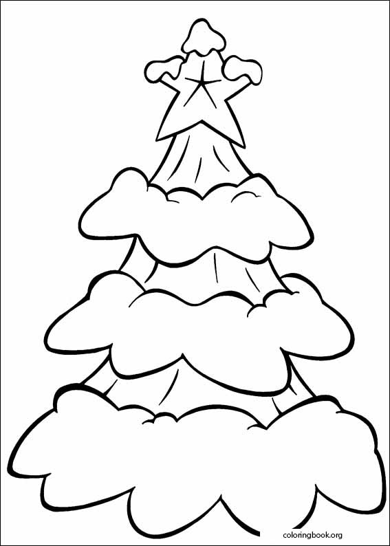 Christmas coloring page (090)