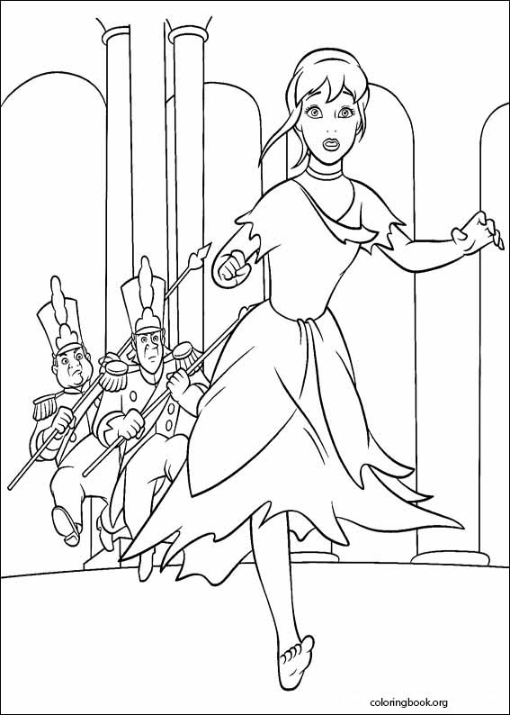 Cinderella coloring page (002)