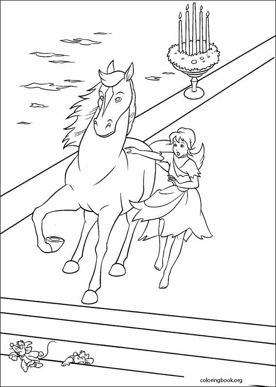 Cinderella coloring page (003)