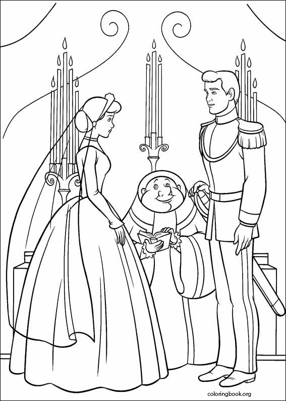 Cinderella coloring page (004)