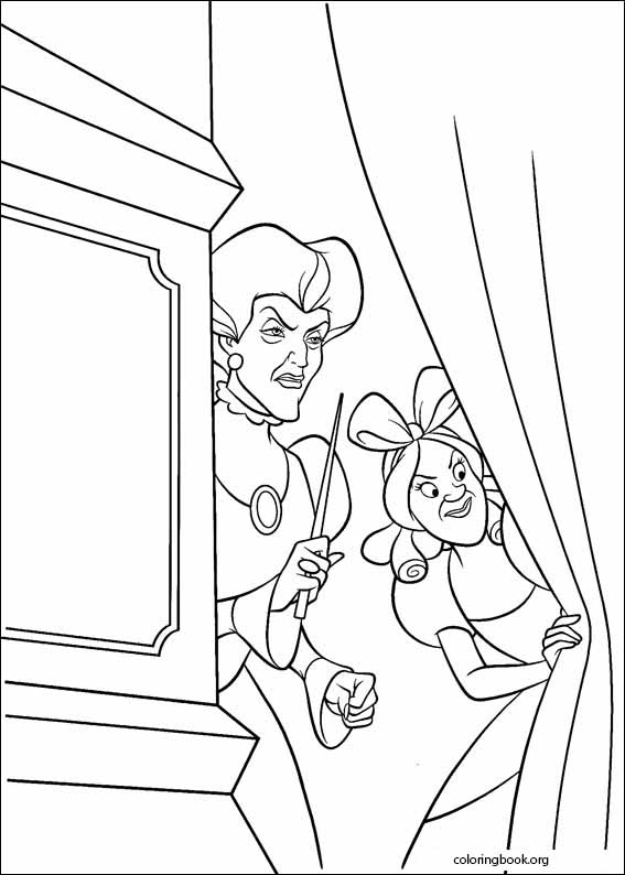 Cinderella coloring page (005)