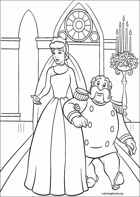 Cinderella coloring page (006)