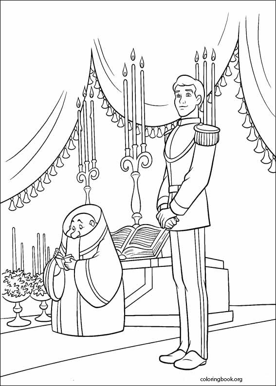 Cinderella coloring page (007)