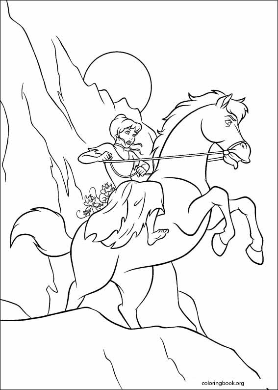 Cinderella coloring page (008)