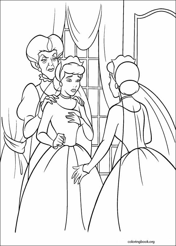 Cinderella coloring page (014)