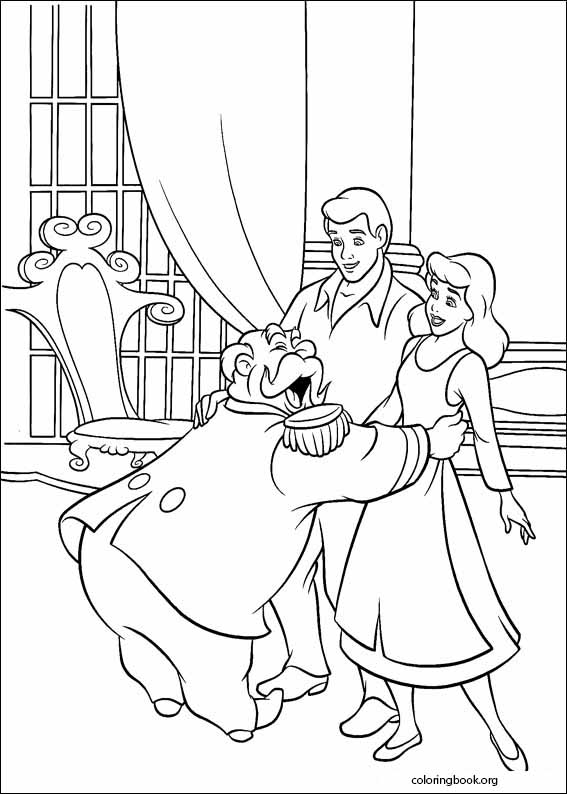 Cinderella coloring page (017)
