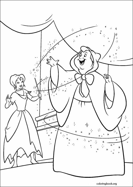Cinderella coloring page (020)