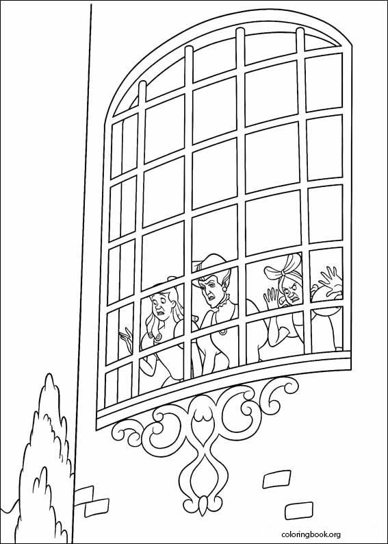 Cinderella coloring page (027)