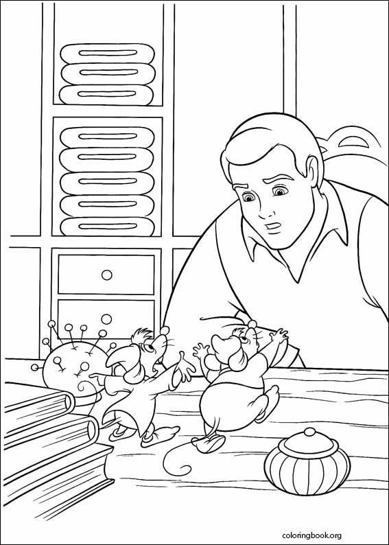 Cinderella coloring page (035)