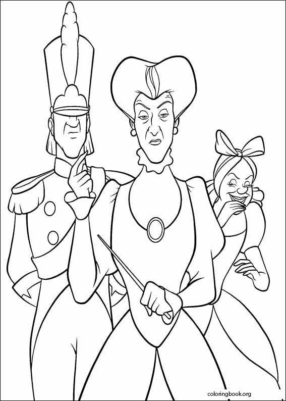 Cinderella coloring page (036)