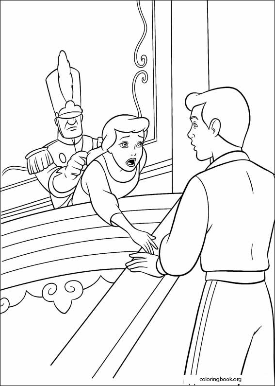 Cinderella coloring page (037)