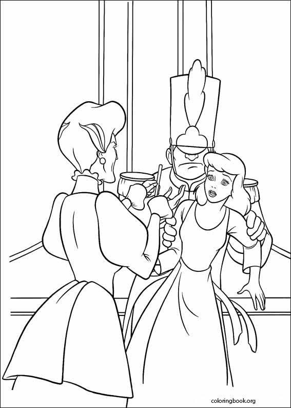 Cinderella coloring page (038)