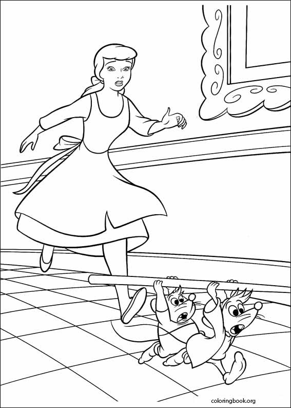 Cinderella coloring page (040)