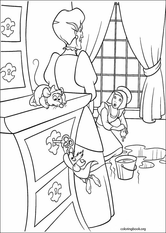 Cinderella coloring page (042)