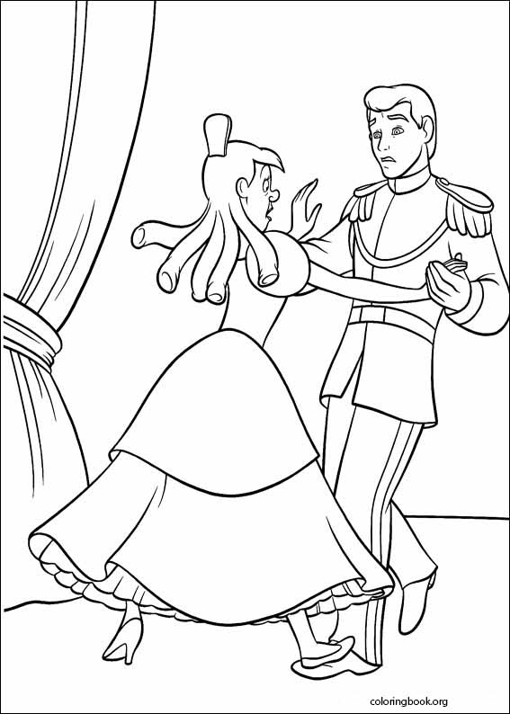 Cinderella coloring page (048)