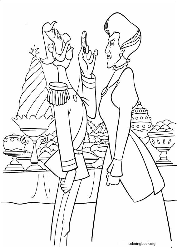 Cinderella coloring page (051)