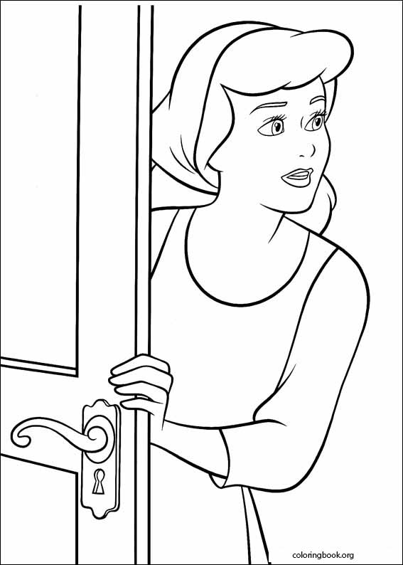Cinderella coloring page (052)