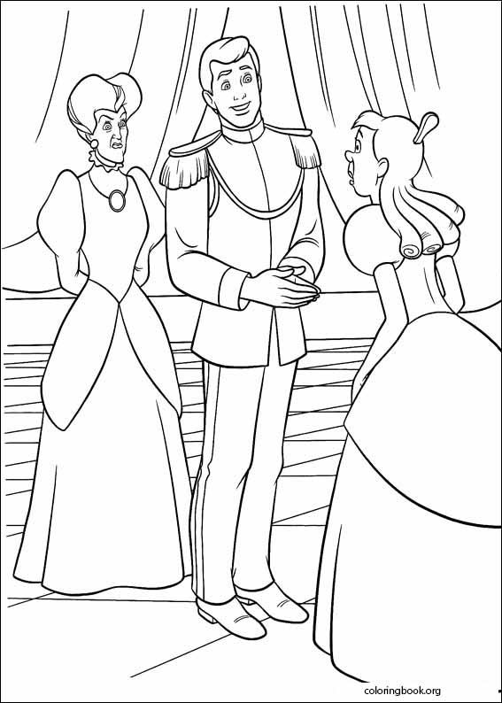 Cinderella coloring page (058)