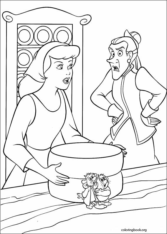 Cinderella coloring page (060)