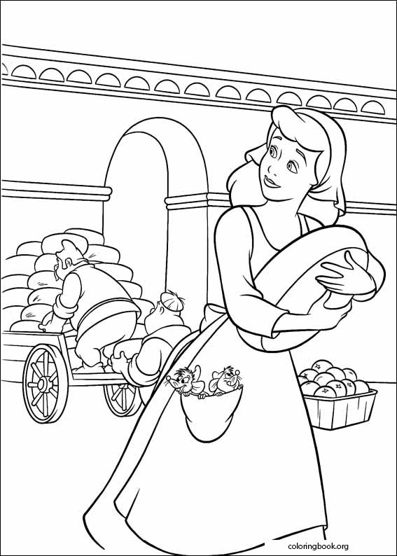 Cinderella coloring page (061)