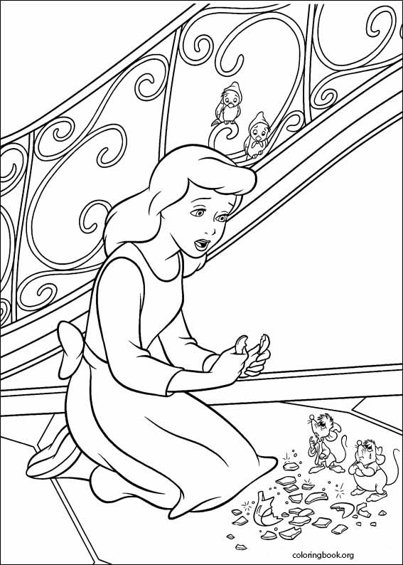 Cinderella coloring page (062)