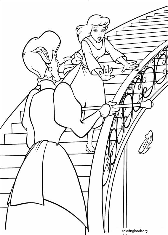 Cinderella coloring page (063)