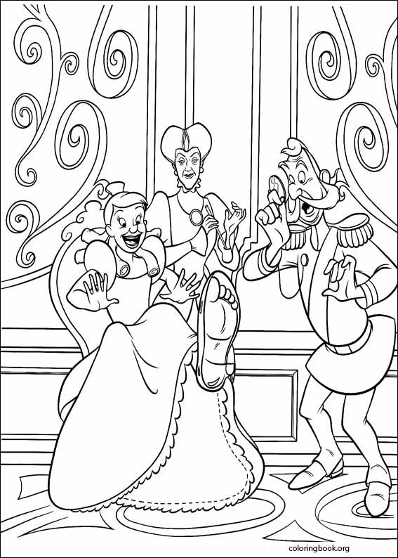 Cinderella coloring page (064)