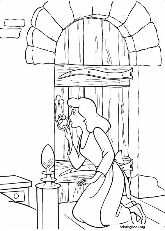 Cinderella coloring page (065)