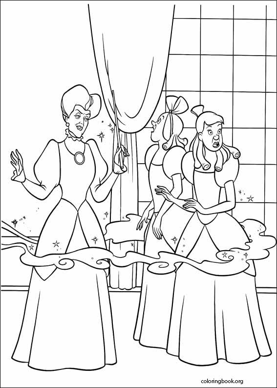Cinderella coloring page (066)