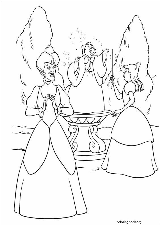 Cinderella coloring page (068)