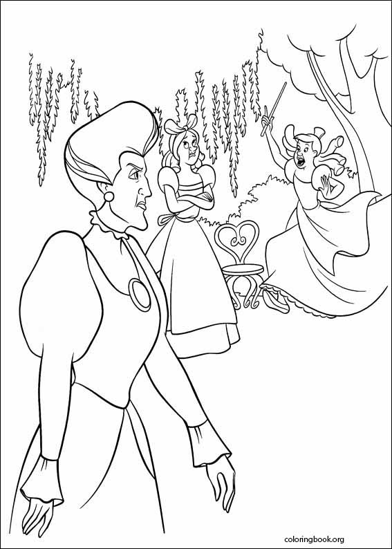 Cinderella coloring page (069)