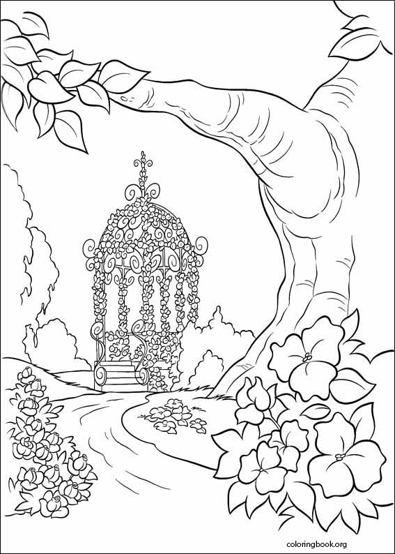 Cinderella coloring page (071)
