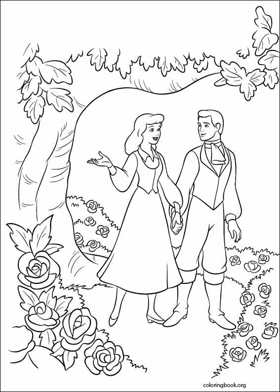 Cinderella coloring page (072)