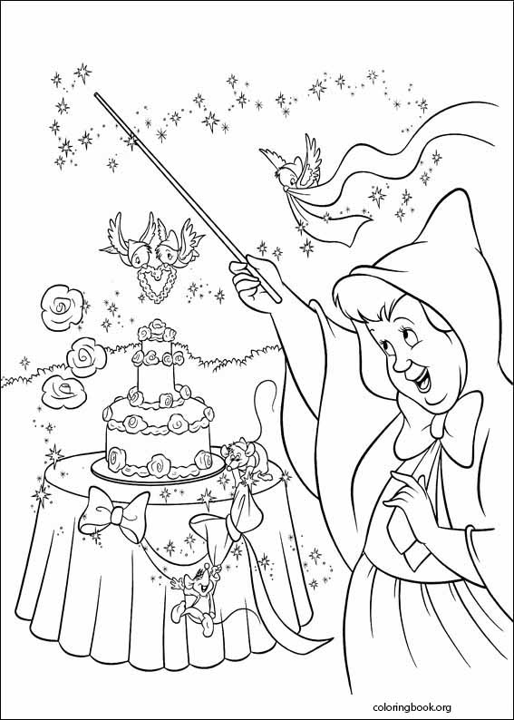 Cinderella coloring page (073)