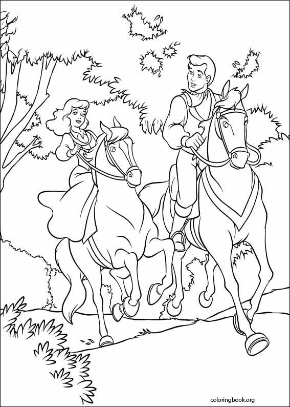Cinderella coloring page (074)