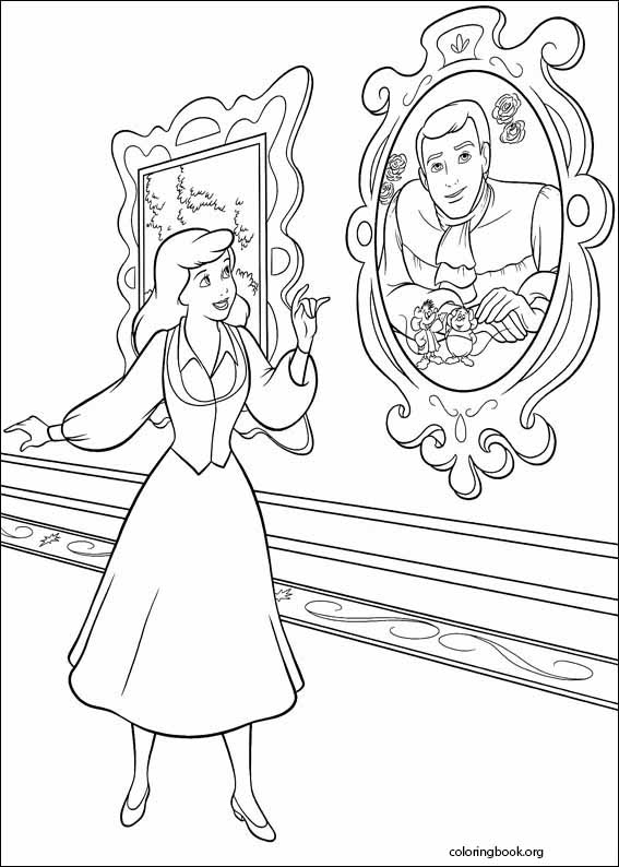 Cinderella coloring page (083)